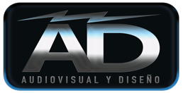 Logotipo productora AD audiovisual y diseño Chile