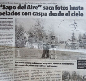 Sapos del aire los pioneros de Chile en registro aéreo con aeronaves radiocontroladas helicam y aviones RC